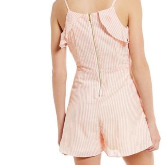 COPPER KEY STRIPED RUFFLE ROMPER - NWT - Picture 2 of 3